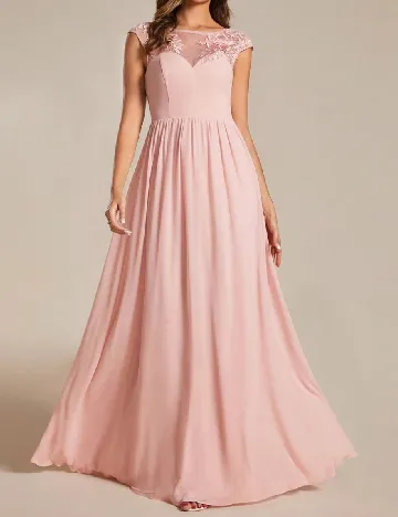 Rochie lunga Ever-Pretty, roz