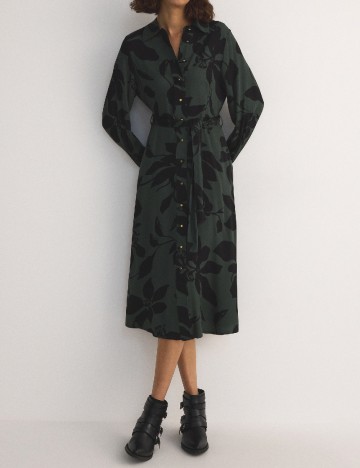 Rochie medie Reserved, verde