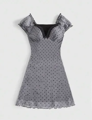 Rochie scurta Romwe, gri