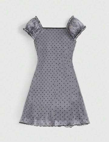 Rochie scurta Romwe, gri