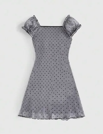 Rochie scurta Romwe, gri