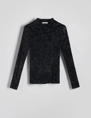 Bluza Reserved, negru