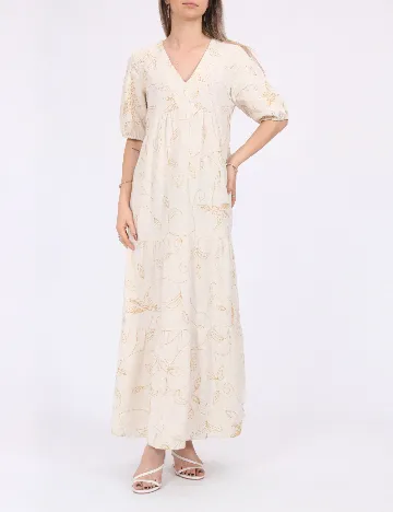 Rochie lunga Vero Moda, bej