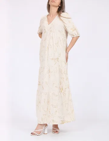 Rochie lunga Vero Moda, bej