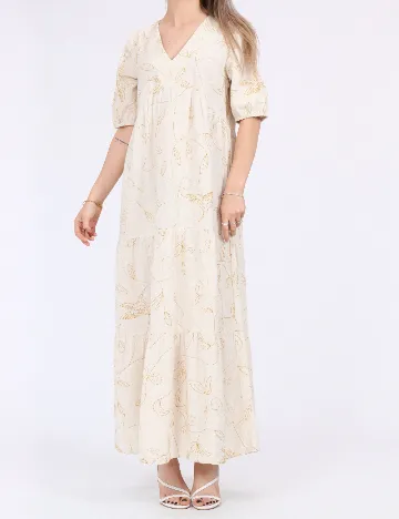 Rochie lunga Vero Moda, bej