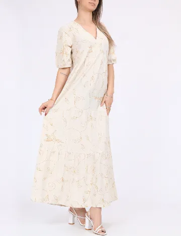 Rochie lunga Vero Moda, bej