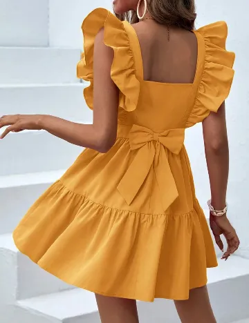 Rochie scurta SHEIN, galben