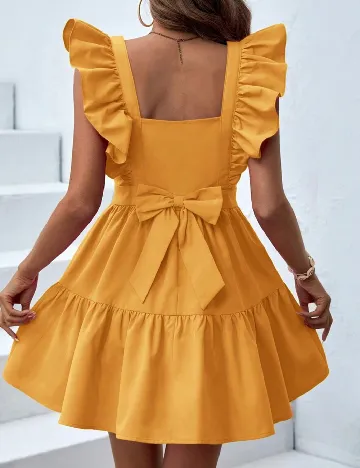 Rochie scurta SHEIN, galben