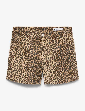 Pantaloni scurti Vero Moda, animal print