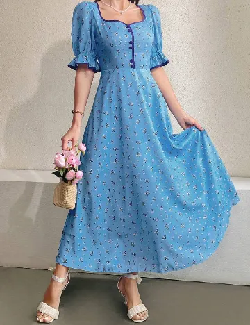 Rochie lunga SHEIN, albastru