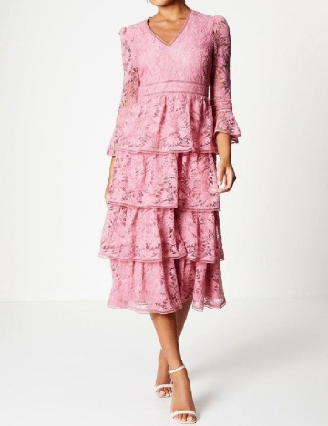 Rochie medie Coast, roz