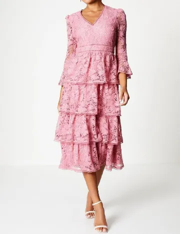 Rochie medie Coast, roz