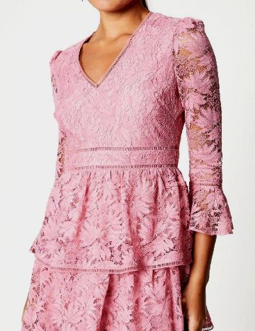 Rochie medie Coast, roz