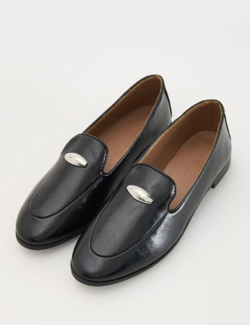 Mocasini Reserved, negru