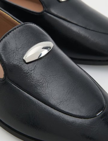 Mocasini Reserved, negru