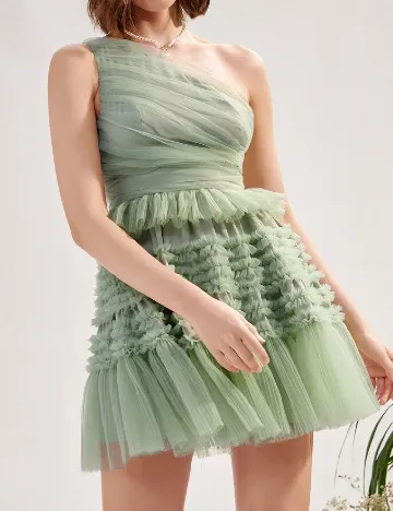 Rochie scurta SHEIN, verde