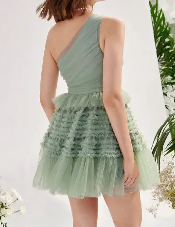 Rochie scurta SHEIN, verde