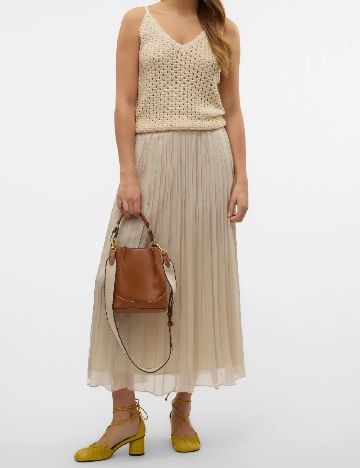 Fusta Vero Moda, bej