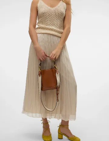 Fusta Vero Moda, bej