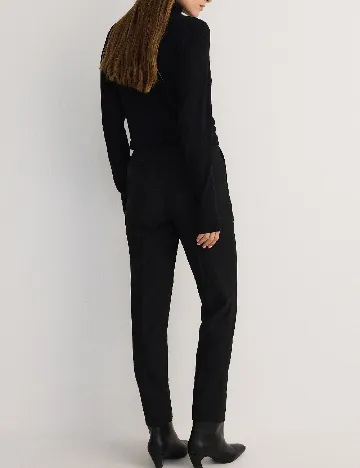 Pantaloni Reserved, negru