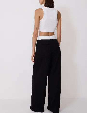 Pantaloni Reserved, negru