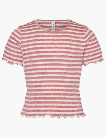 Tricou Vero Moda Kids, roz