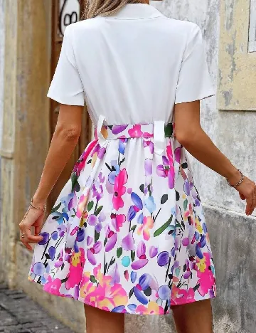 Rochie scurta SHEIN, alb