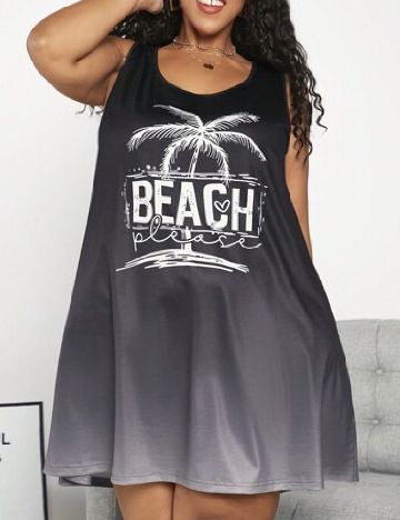 Rochie scurta SHEIN CURVE, gri