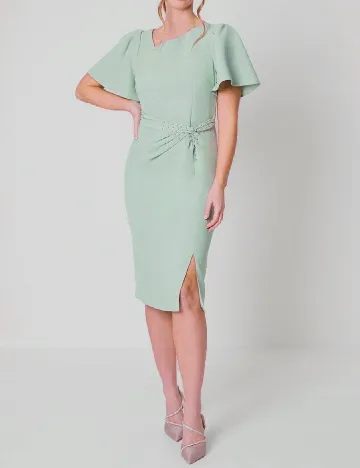 Rochie lunga Plus Size Coast, verde