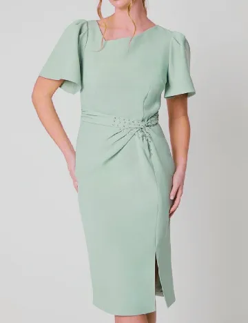 Rochie lunga Plus Size Coast, verde