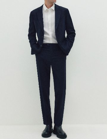 Pantaloni Reserved, bleumarin