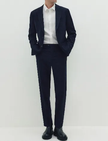 Pantaloni Reserved, bleumarin