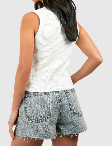 Pantaloni scurti Boohoo, albastru