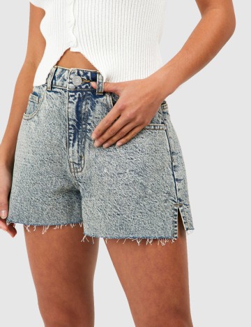Pantaloni scurti Boohoo, albastru