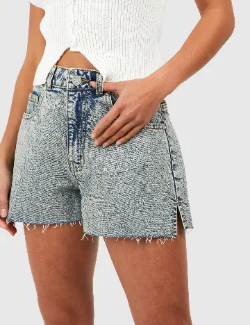 Pantaloni scurti Boohoo, albastru
