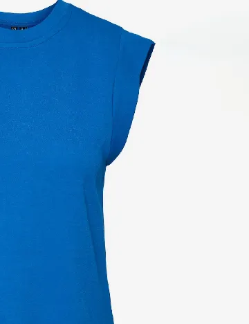 Tricou Pieces, albastru