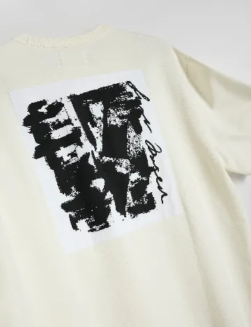 Tricou Reserved, ecru