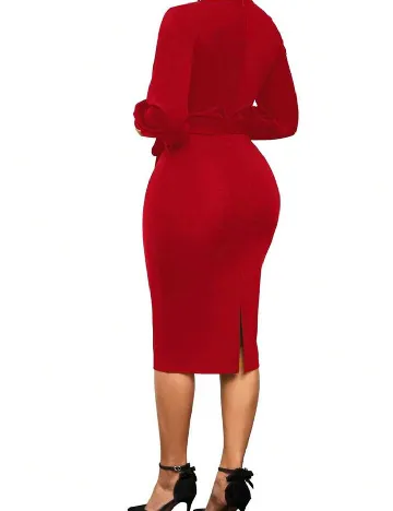 Rochie medie SHEIN, rosu