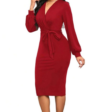 Rochie medie SHEIN, rosu
