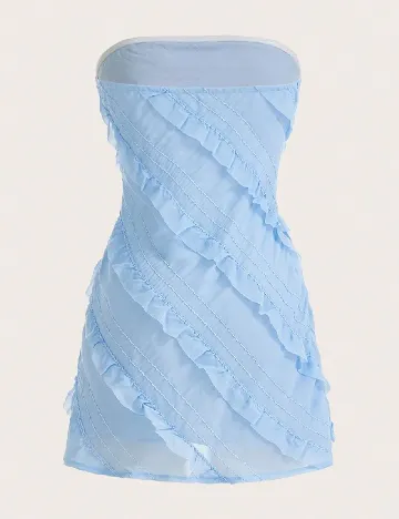 Rochie scurta SHEIN, albastru