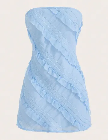 Rochie scurta SHEIN, albastru