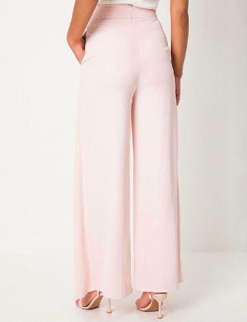 Pantaloni Coast, roz pal