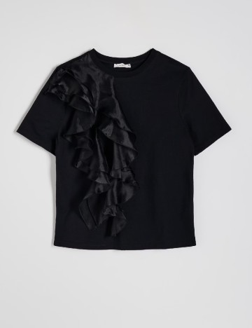 Tricou Reserved, negru