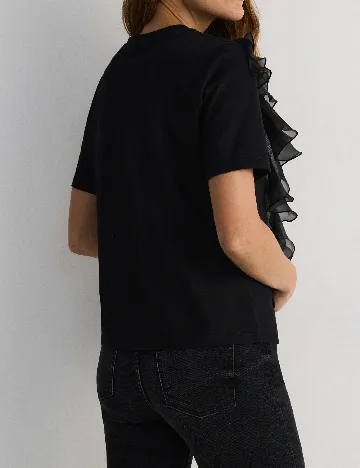 Tricou Reserved, negru