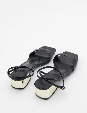 Sandale Reserved, negru