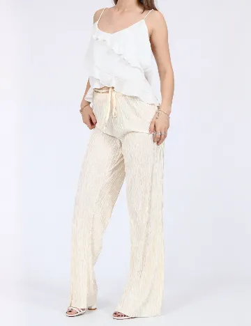 Pantaloni Vero Moda, crem
