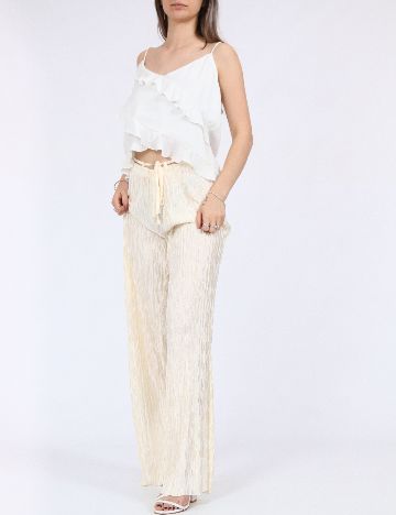 Pantaloni Vero Moda, crem