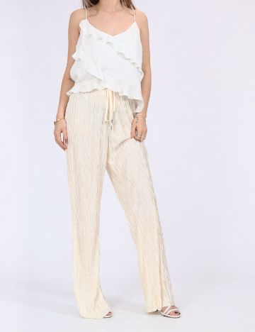 Pantaloni Vero Moda, crem