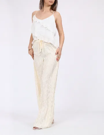 Pantaloni Vero Moda, crem