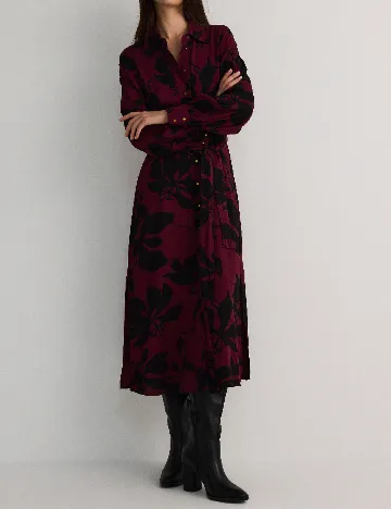 Rochie lunga Reserved, visiniu